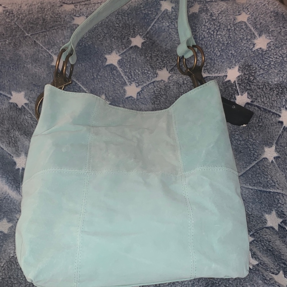 Light Colored Leather Bag